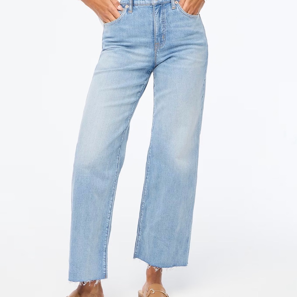 JCrew Wide Leg Crop Jean NWT